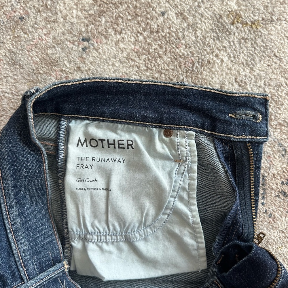 MOTHER Dark Blue Denim Jeans